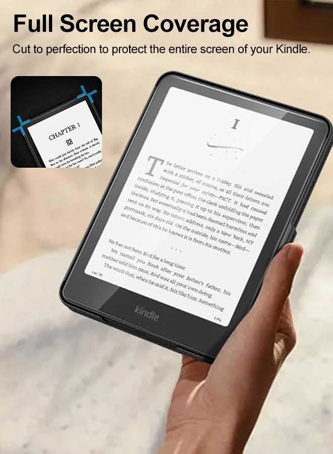 Tersely [2 Pack] Screen Protector for 7" All-New Kindle Paperwhite 12th 2024 or Kindle Colorsoft 2025 1st Signature Edition, Premium PET Protective Film Full-Coverage - Image 5